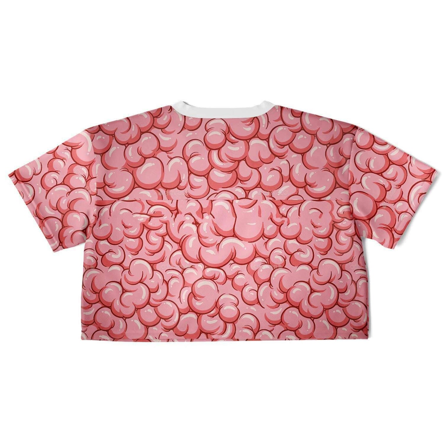  Real Brains Rave Cropped Football Jersey, [music festival clothing], [only clout], [onlyclout]