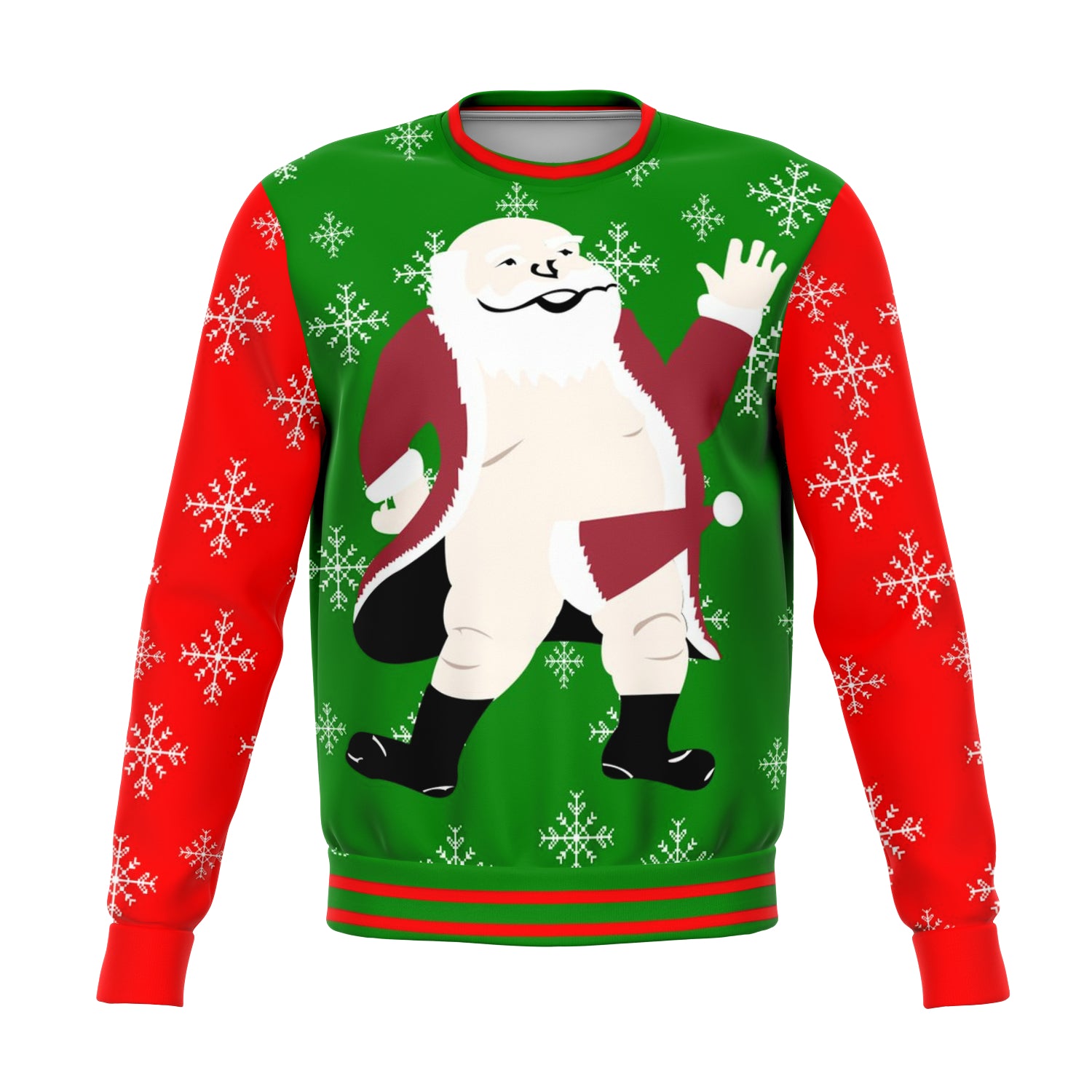 Santa Offensive Ugly Christmas Sweater - OnlyClout