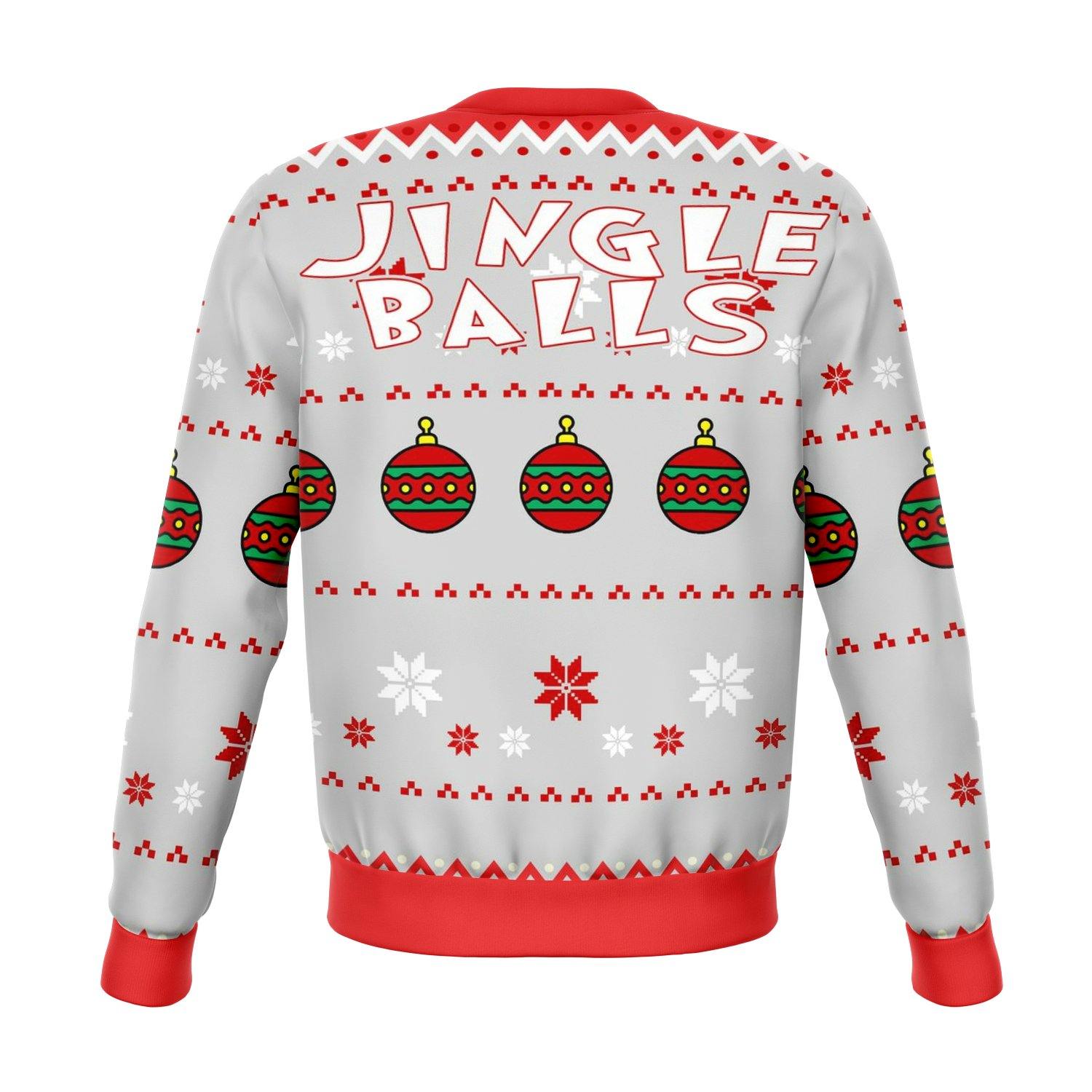 Jingle Balls Funny Ugly Christmas Sweater - OnlyClout