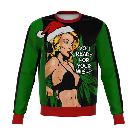 You Ready For Your Wish Ugly Christmas Sweater - OnlyClout