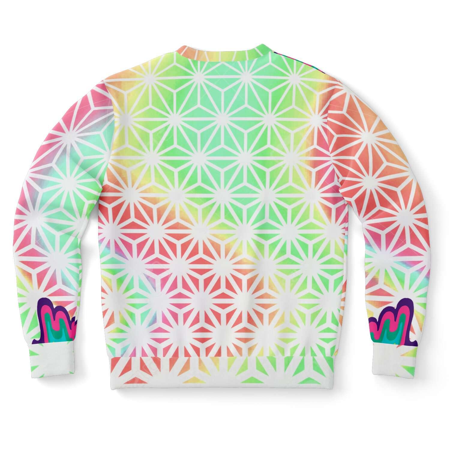  420 Vision Holographic Sweatshirt, [music festival clothing], [only clout], [onlyclout]