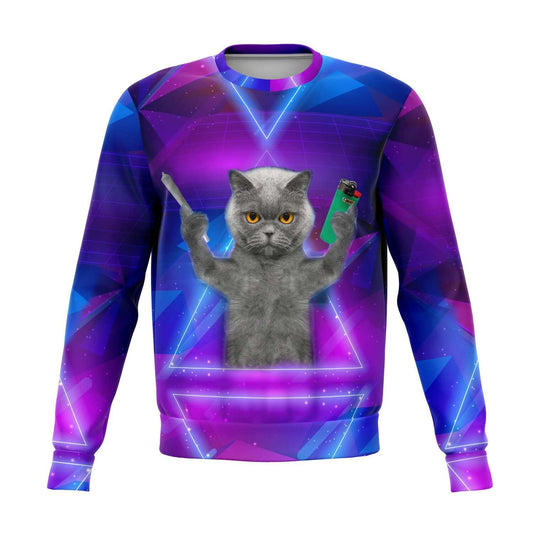 Cat Galaxy 3D Sweater - OnlyClout