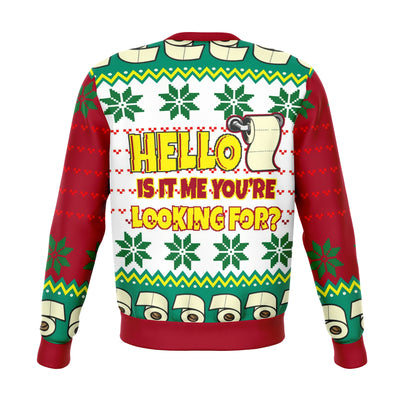 Tissue Hello Ugly Christmas Sweater - OnlyClout