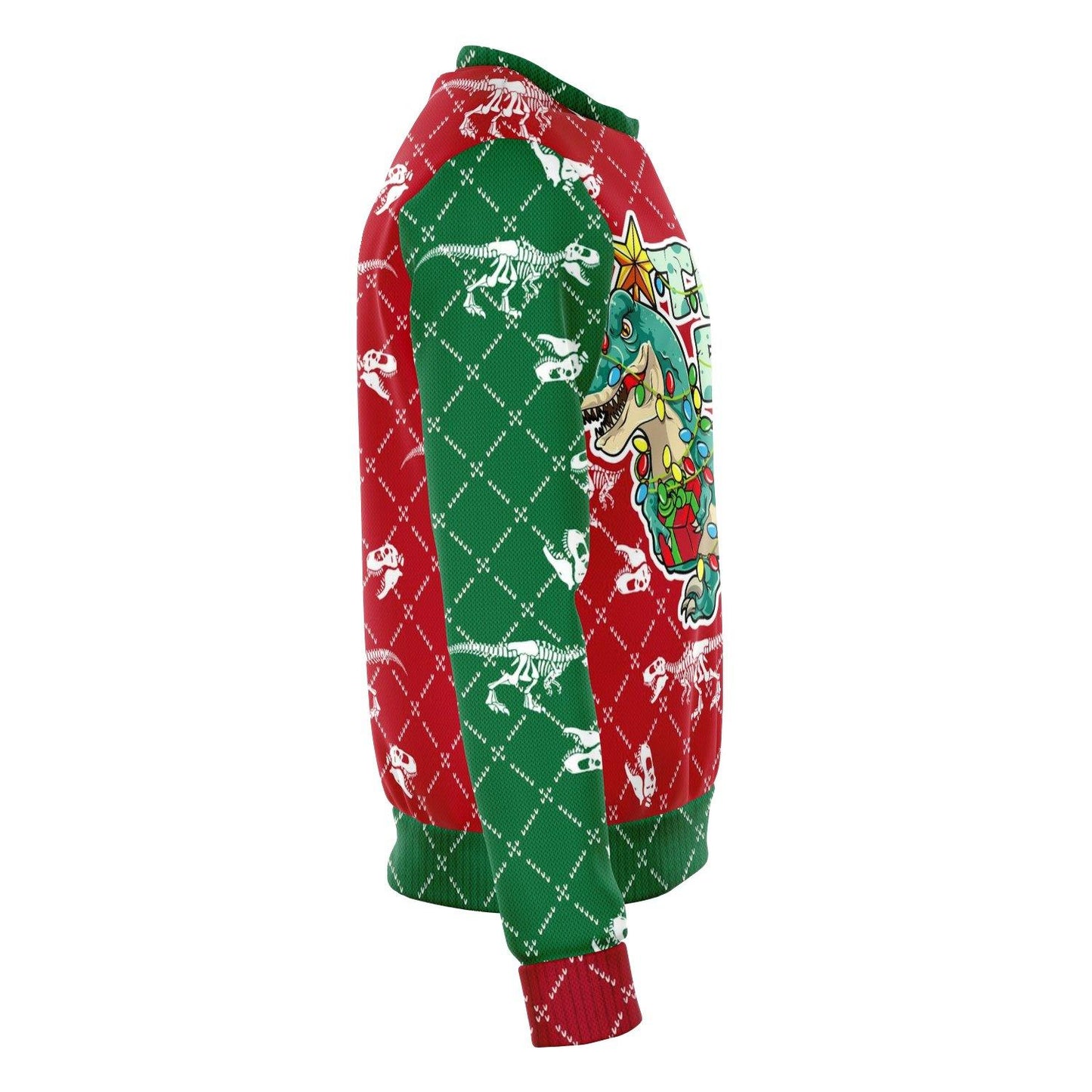 Dank Tree Rex Athletic Christmas Sweater - OnlyClout