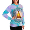 Budha Mandala Holographic Sweatshirt - OnlyClout