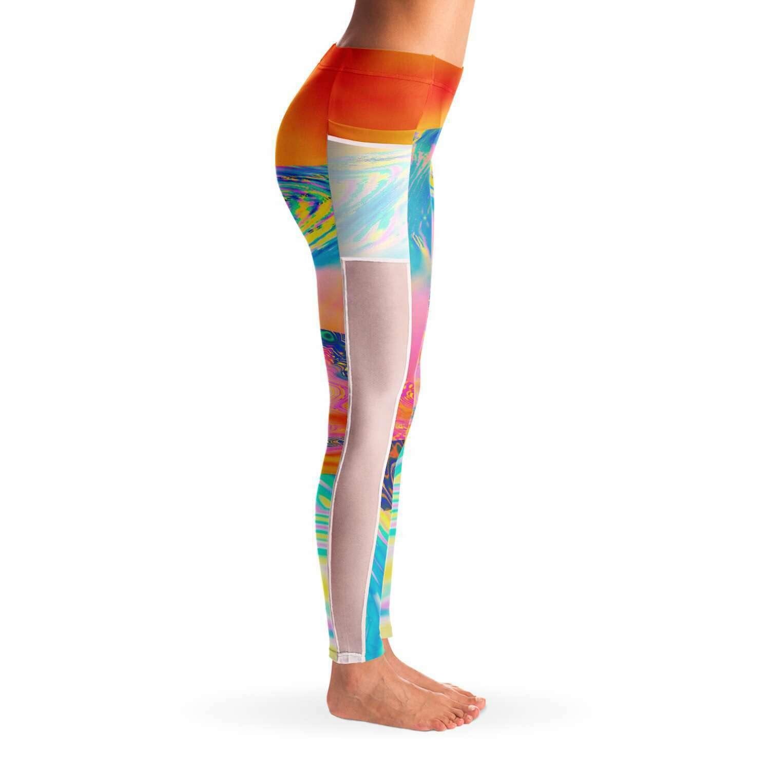 Summer Vibes Music Festival Pocket Leggins - OnlyClout