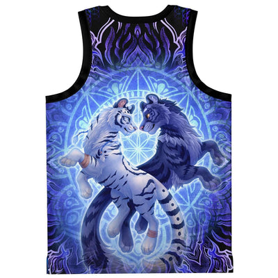 Neon Lions Basketball Jersey - OnlyClout