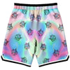 Holographic Cat Basketball Shorts - OnlyClout