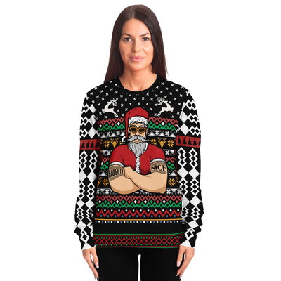 Santa Bouncer Ugly Christmas Sweater