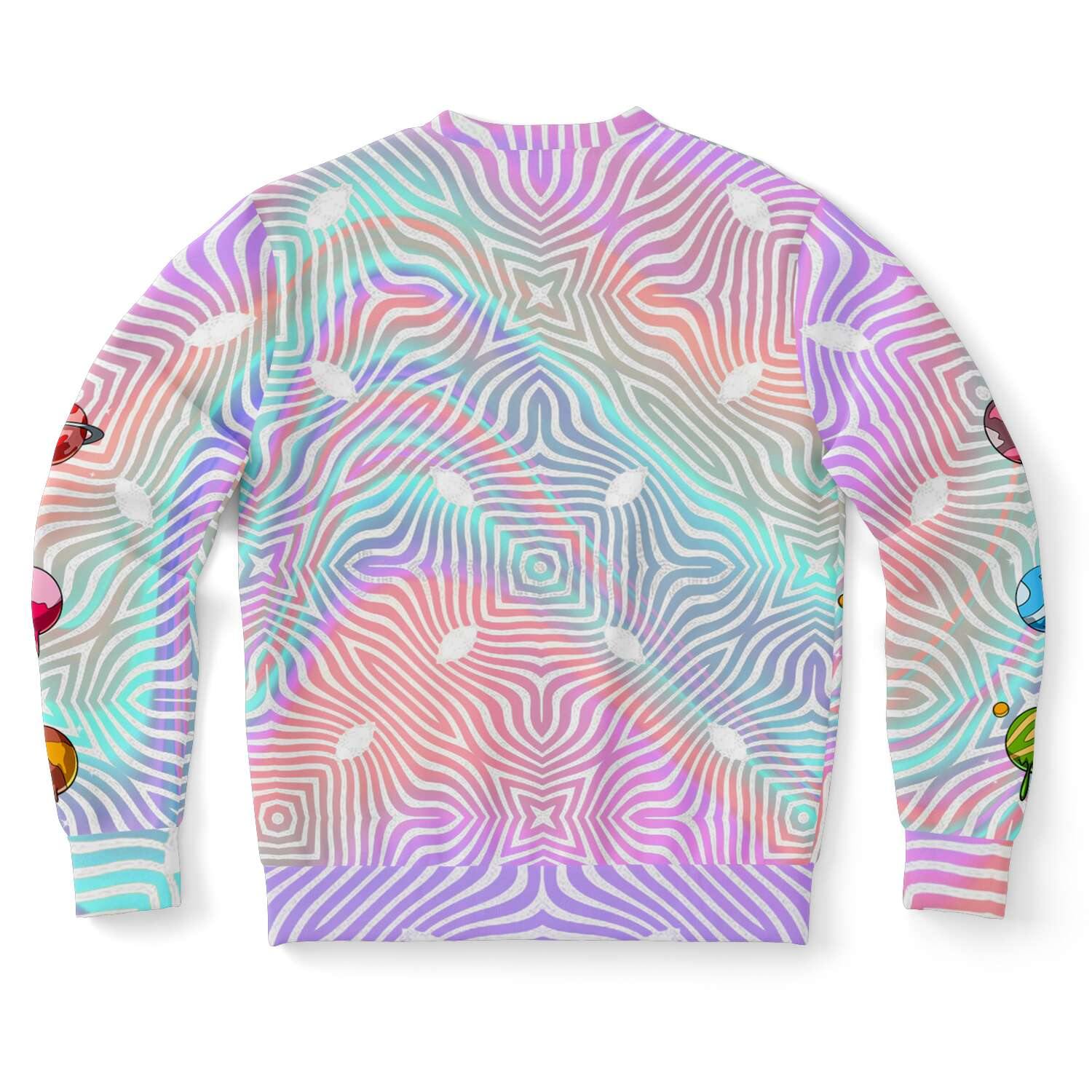  Parade of Planets Holographic Sweatshirt, [music festival clothing], [only clout], [onlyclout]