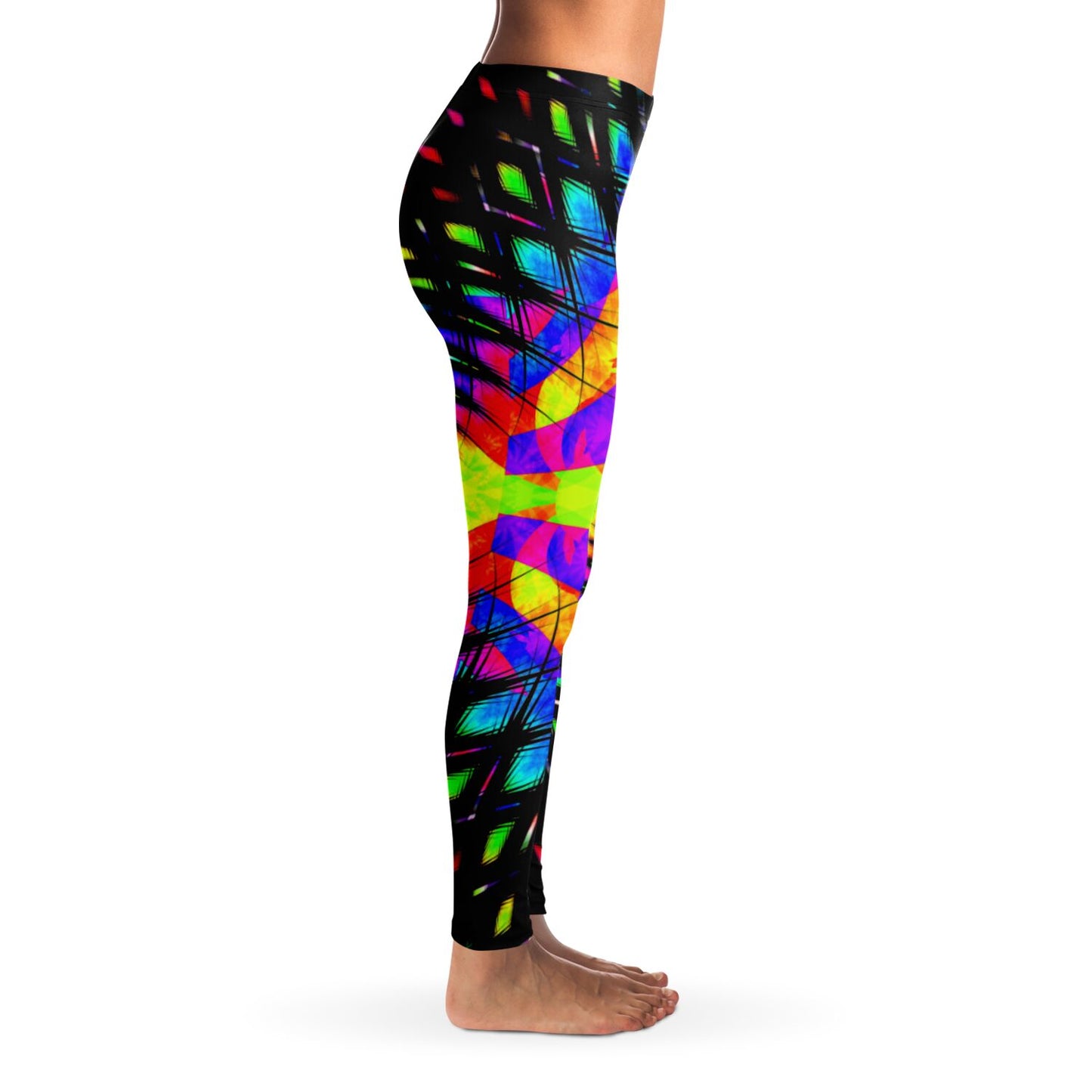 KALEIDOSCOPIC YOGA LEGGINGS