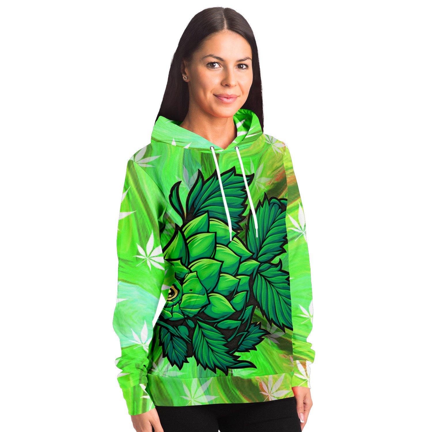 Green Fish Hoodie - OnlyClout