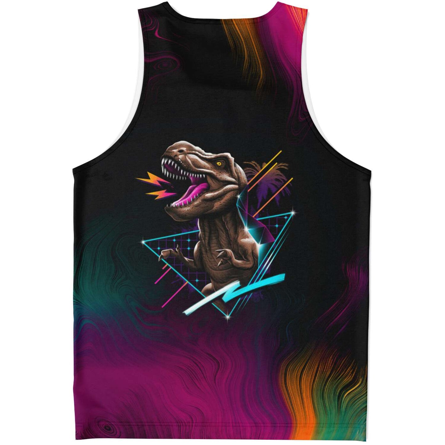 Retro Wawe Dino Unisex Tank - OnlyClout