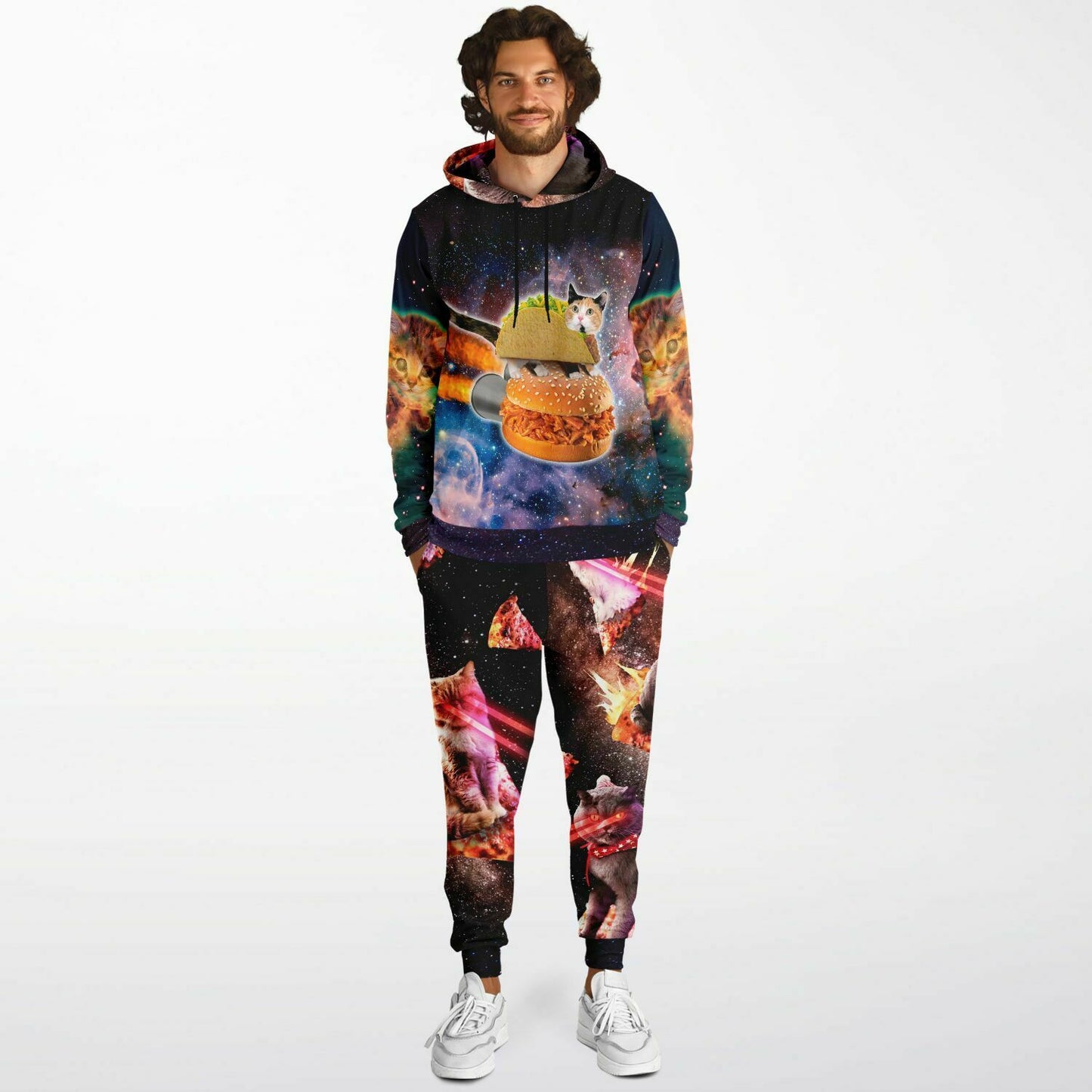 Space Cats Trippy Full Body Festival Outfit