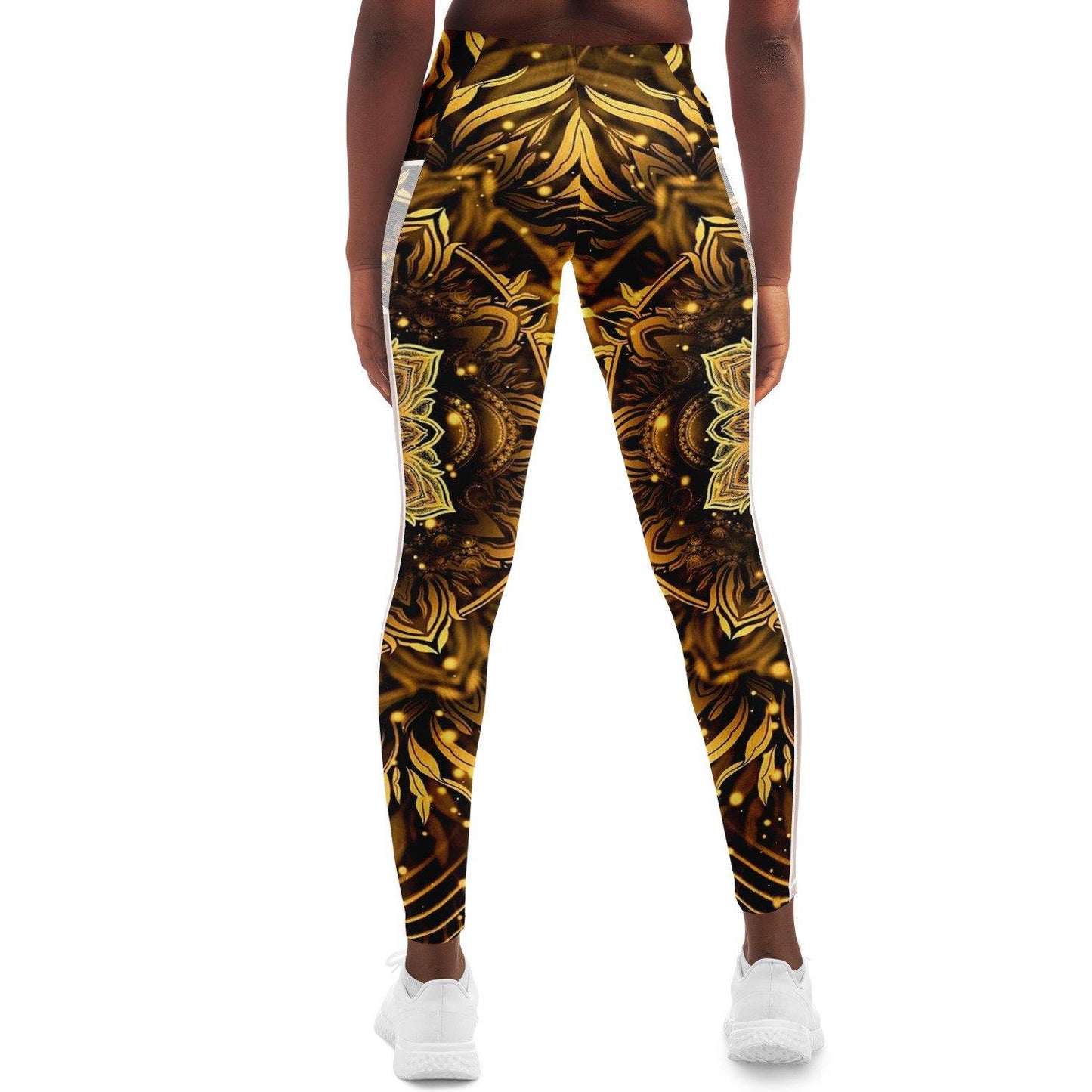 Golden Mandala Music Festival Pocket Leggins - OnlyClout