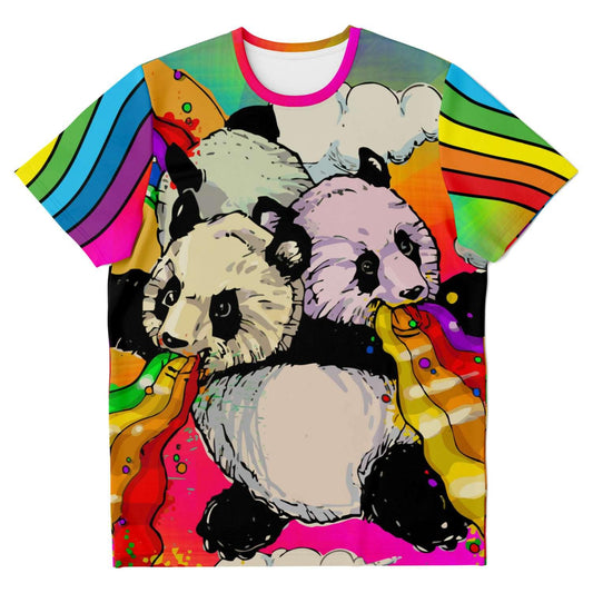 Rainbow Panda T-Shirt - OnlyClout