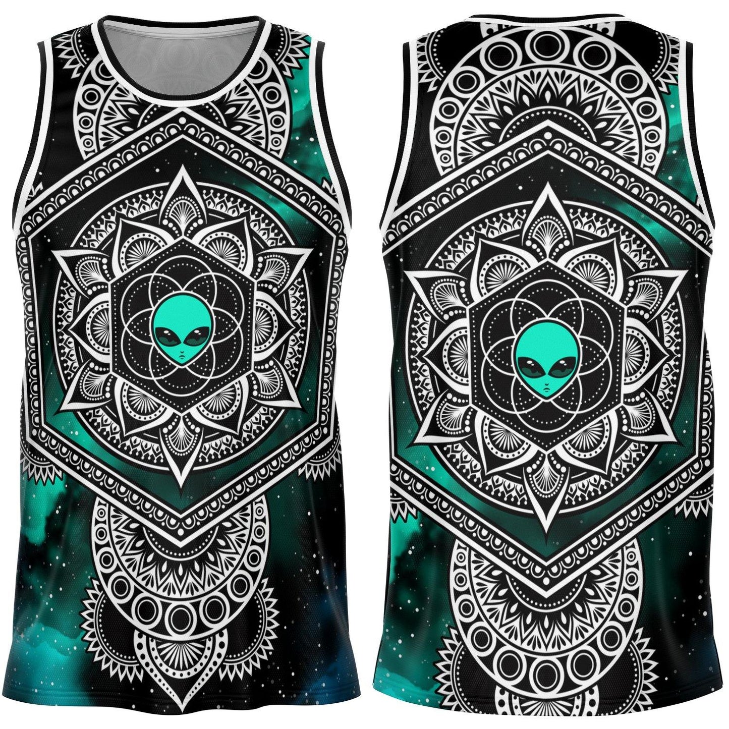 Alien Mandala Basketball Jersey - OnlyClout