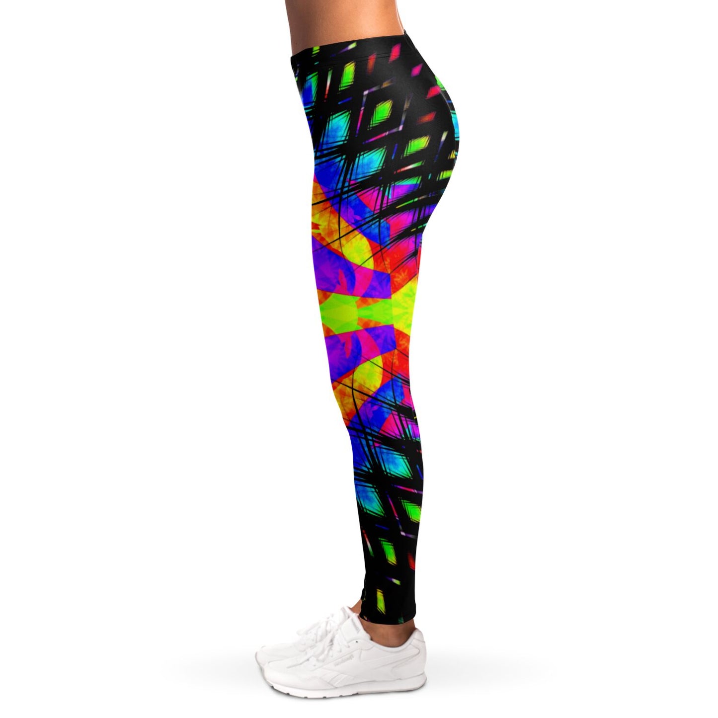 KALEIDOSCOPIC YOGA LEGGINGS