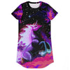 Space Unicorn T-Shirt Dress