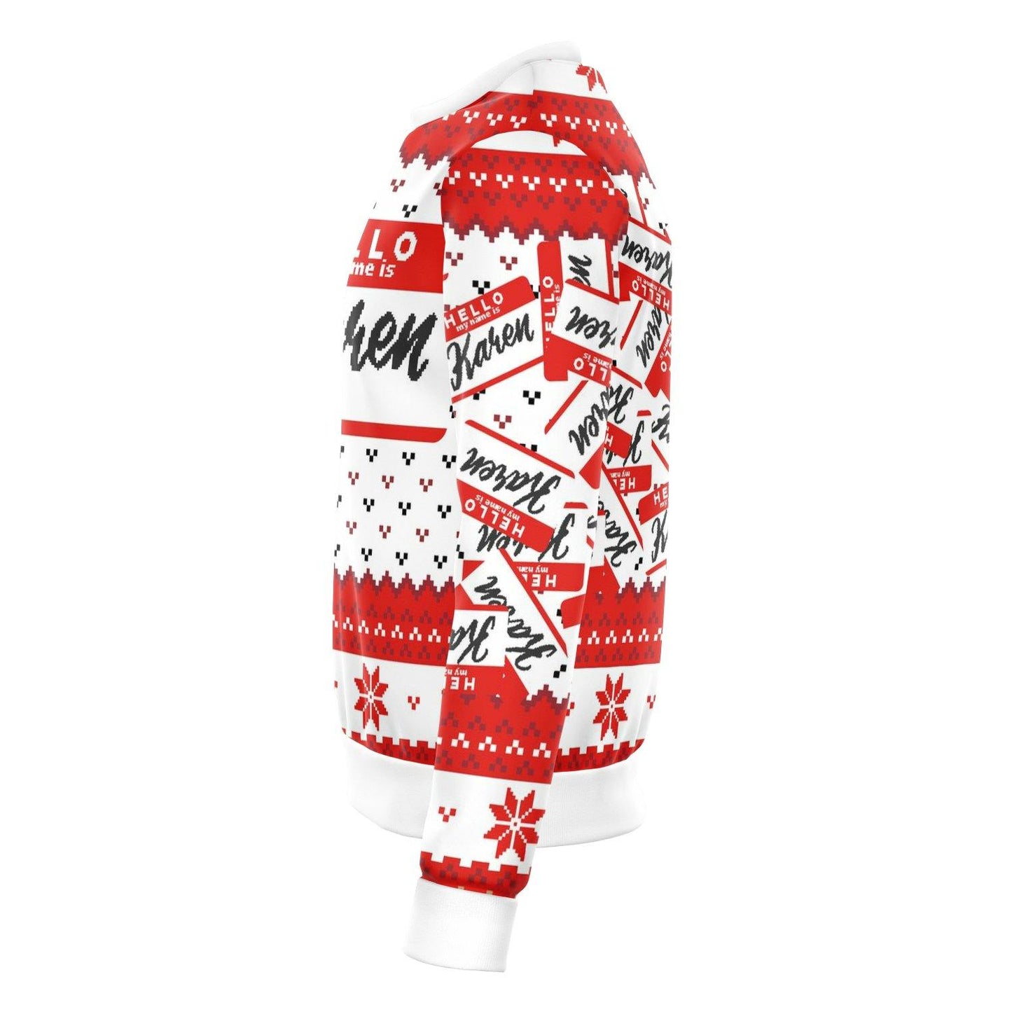 Hello My Name Is Karen Ugly Christmas Sweater - OnlyClout