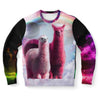  Rainbow Llamas Sweater, [music festival clothing], [only clout], [onlyclout]