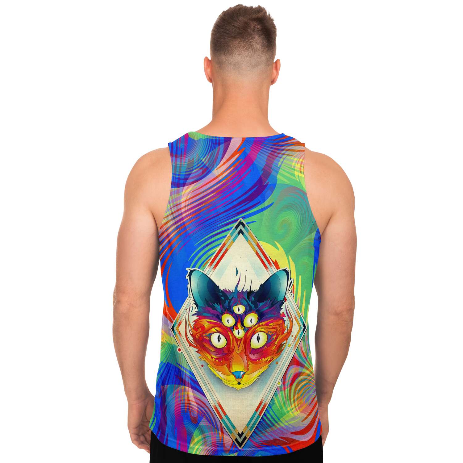 Trippy Cat Unisex Tank - OnlyClout