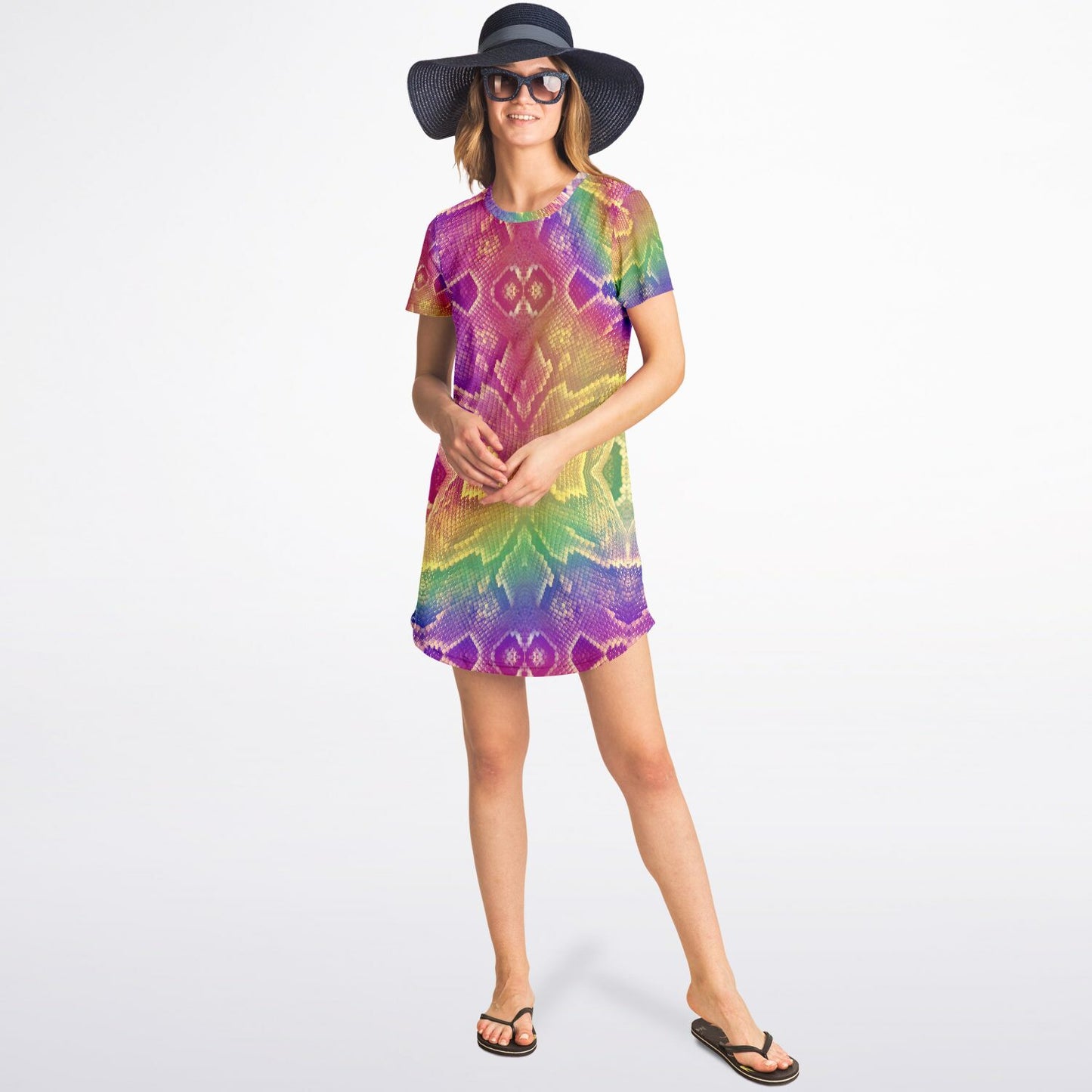 Psychedelic T-Shirt Dress