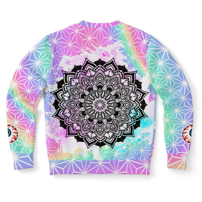 Mandala Eye Holographic Sweatshirt - OnlyClout