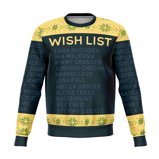 Naughty Wish List Ugly Christmas Sweater - OnlyClout