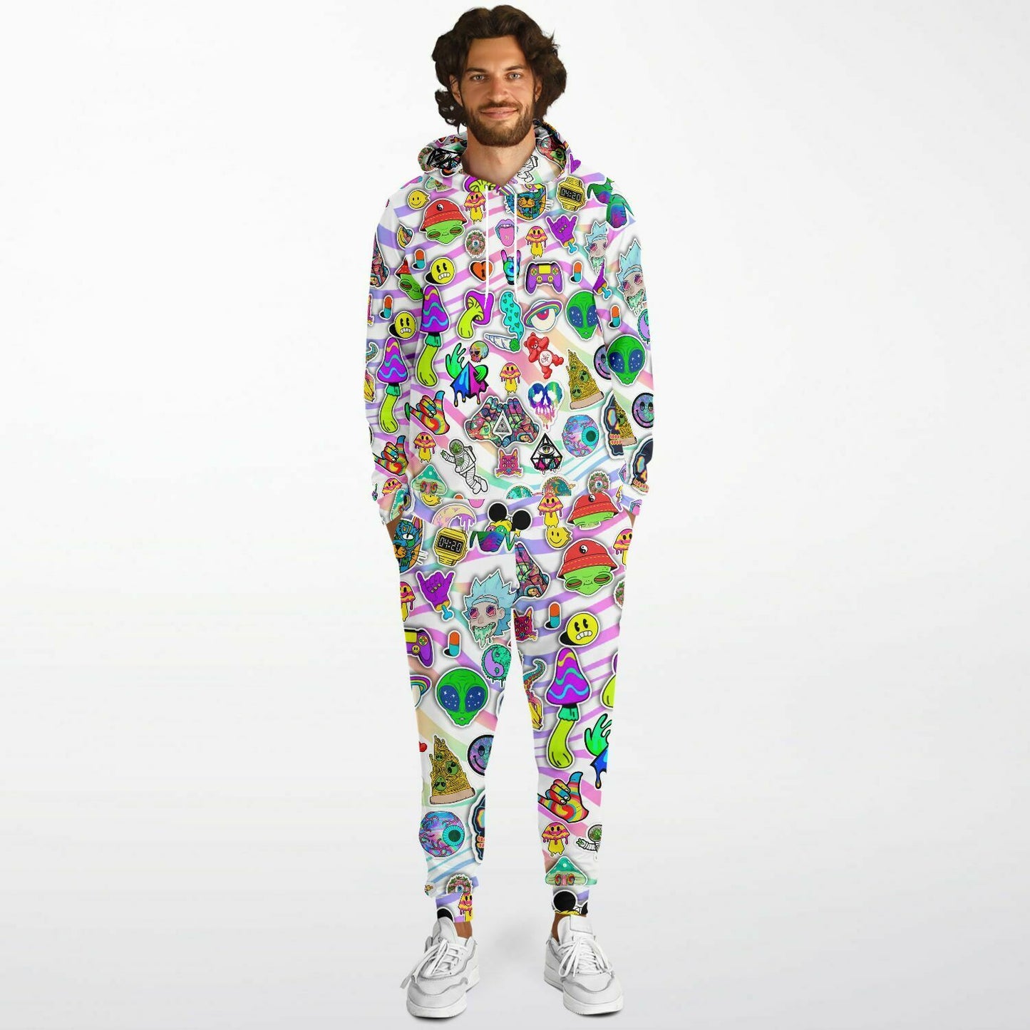 Trippy Stickers Trippy Full Body Festival Outfit