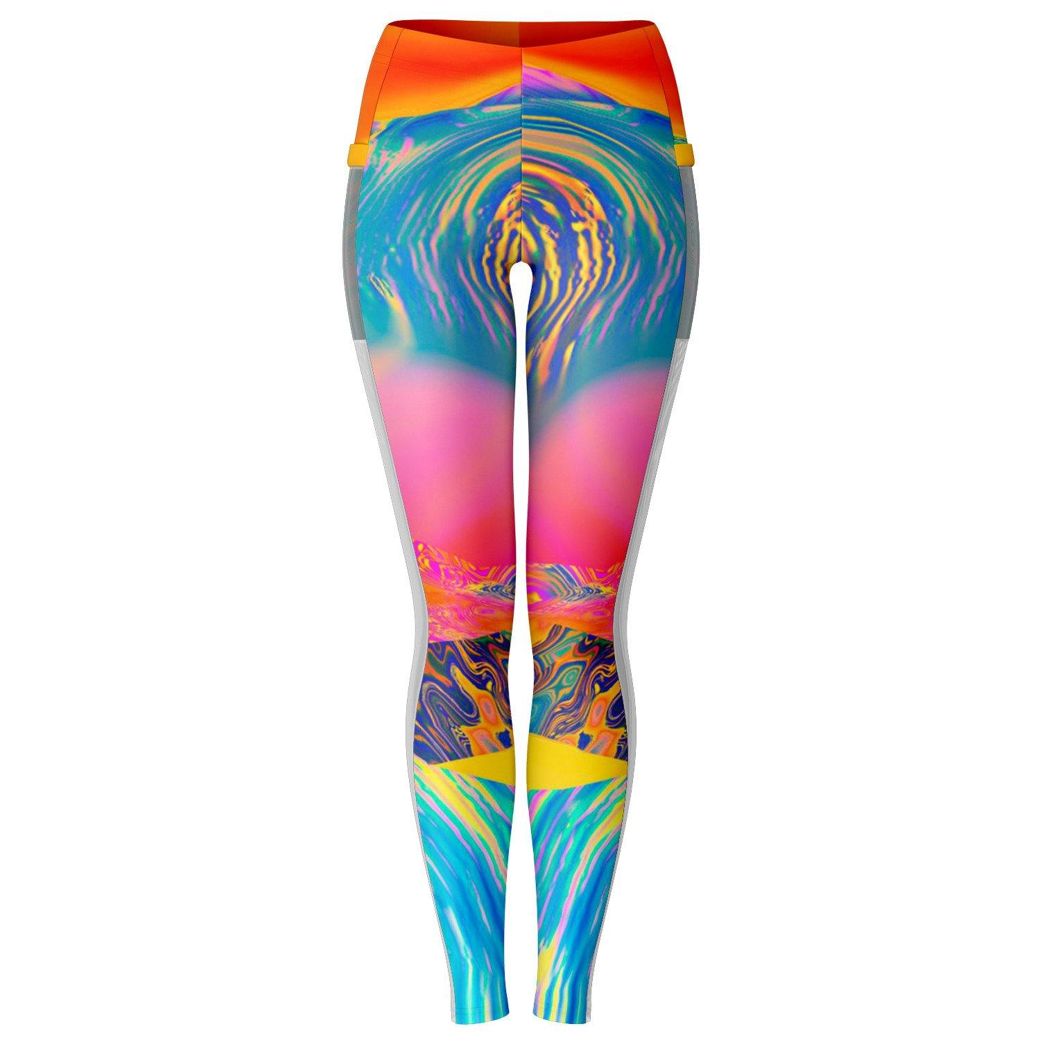 Summer Vibes Music Festival Pocket Leggins - OnlyClout