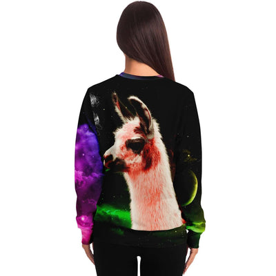 Rainbow Llamas Sweater, [music festival clothing], [only clout], [onlyclout]