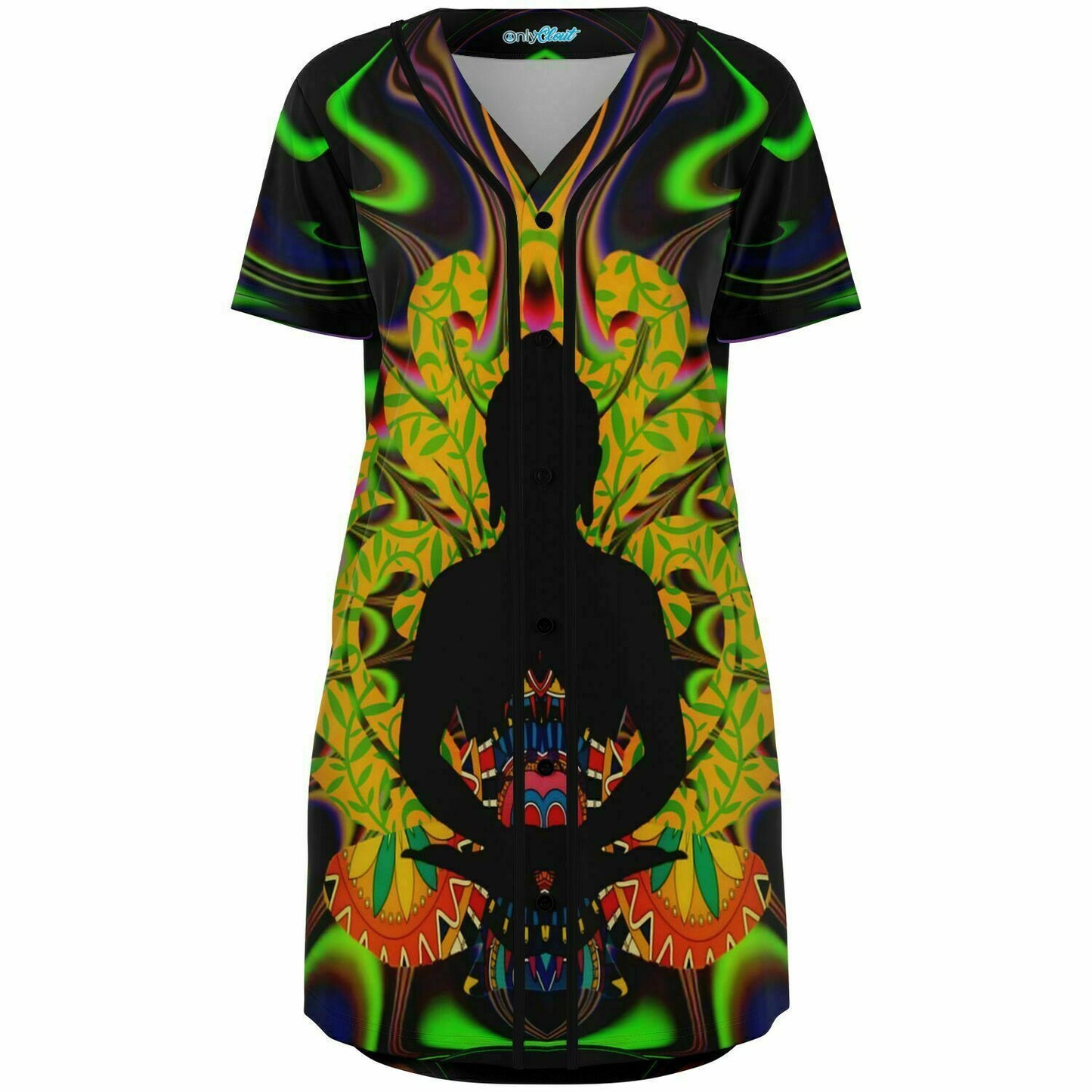 Soul of Budha Baseball Jersey Dress