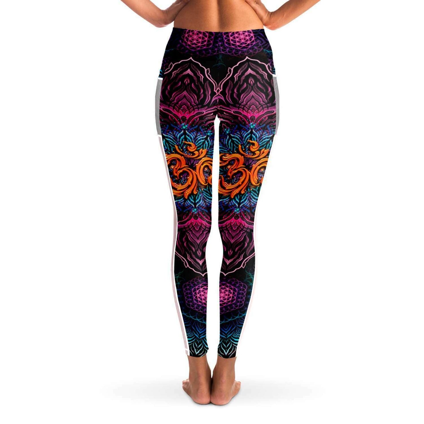 Power of Aum Music festival Pocket Leggins - OnlyClout