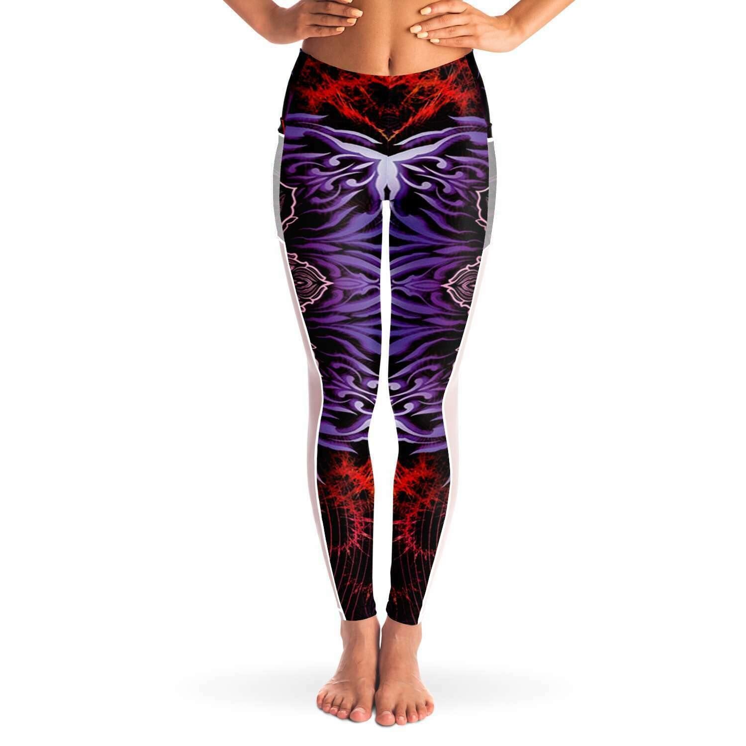 Power of Aum Music festival Pocket Leggins - OnlyClout