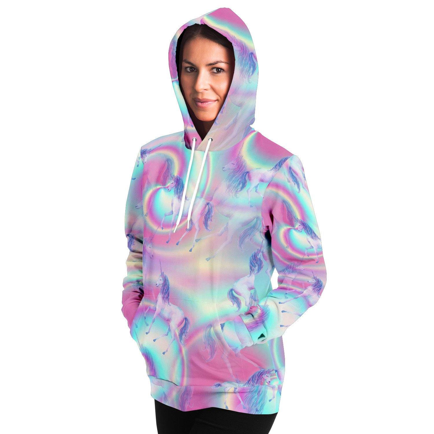 Holographic Unicorn Hoodie - OnlyClout