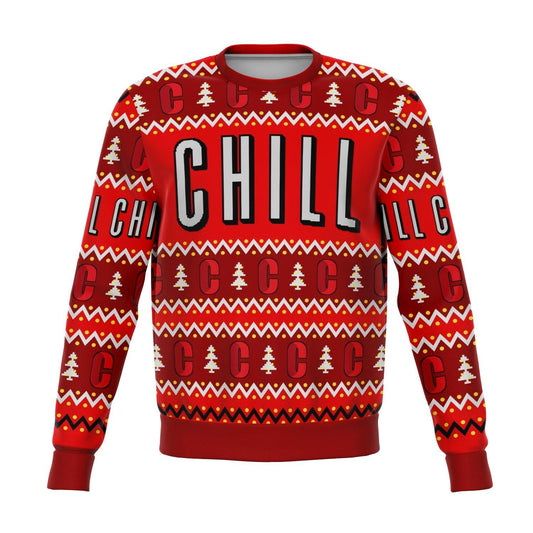 Chill Funny Ugly Christmas Sweater - OnlyClout