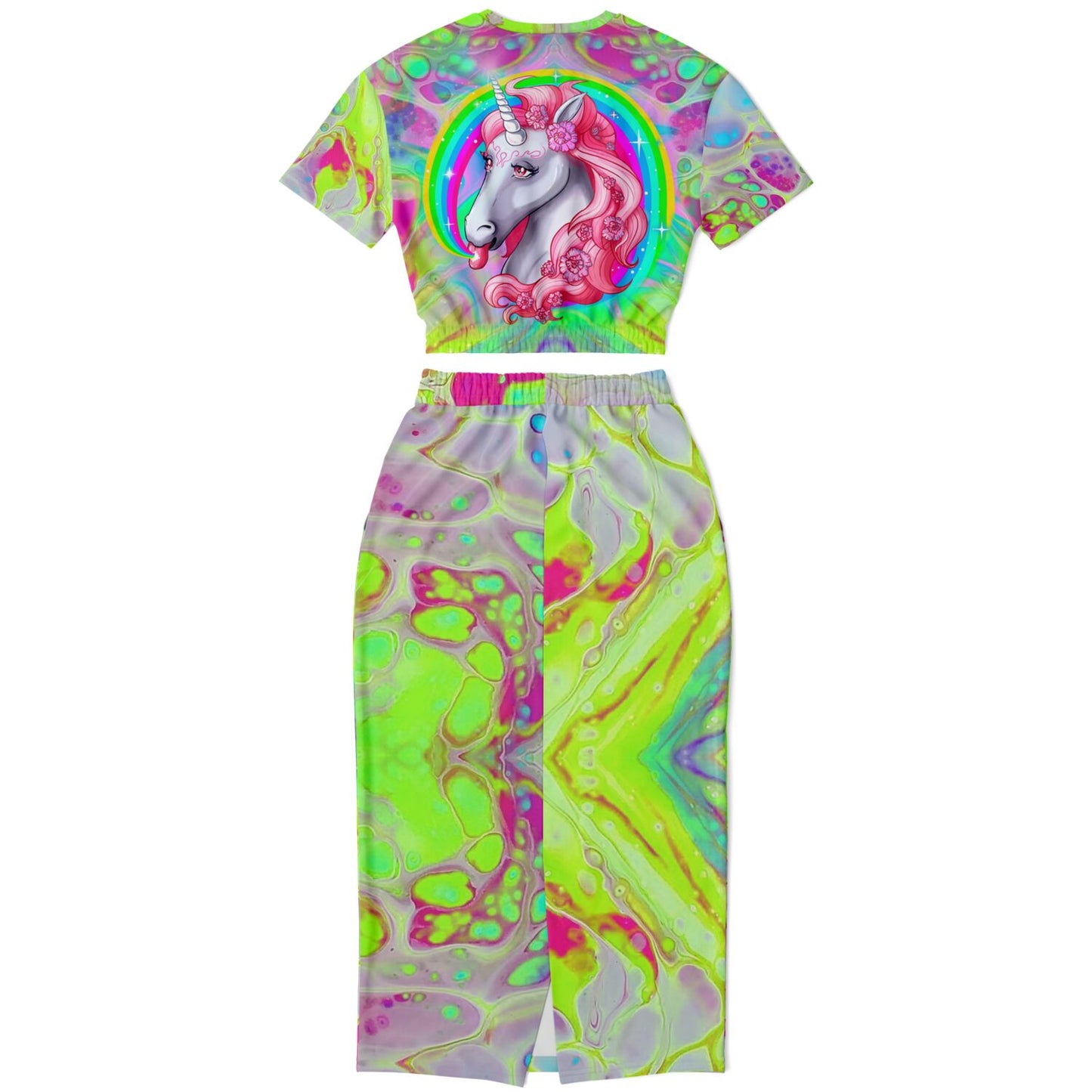 Rainbow Unicorn Womens Full Festival Body Outfit