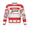 Hello My Name Is Karen Ugly Christmas Sweater - OnlyClout