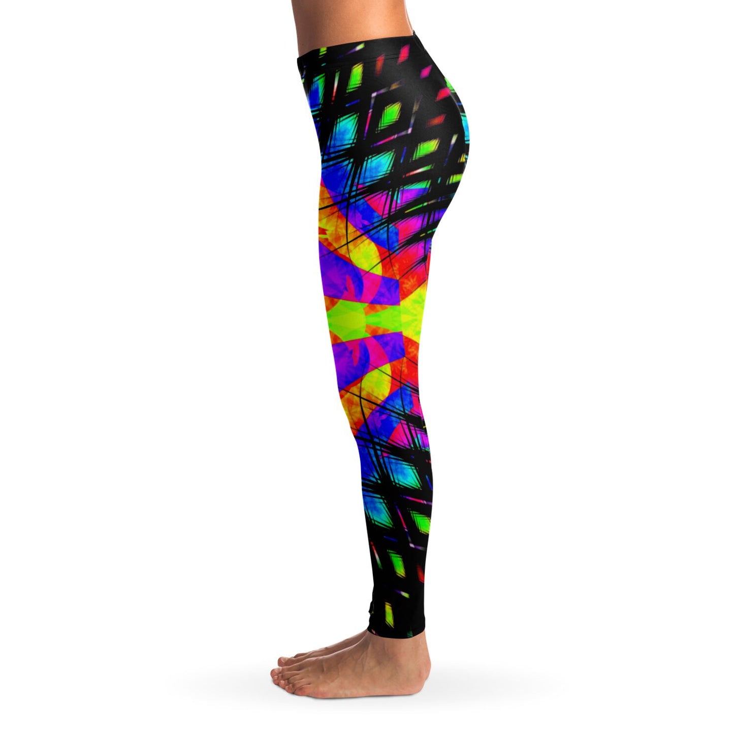 KALEIDOSCOPIC YOGA LEGGINGS