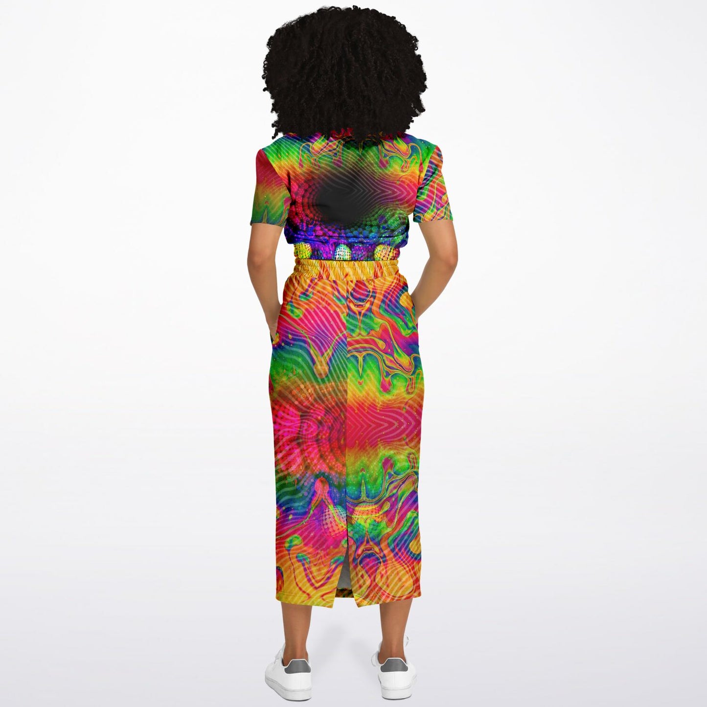 Colorful Yin Yang Womens Full Festival Body Outfit