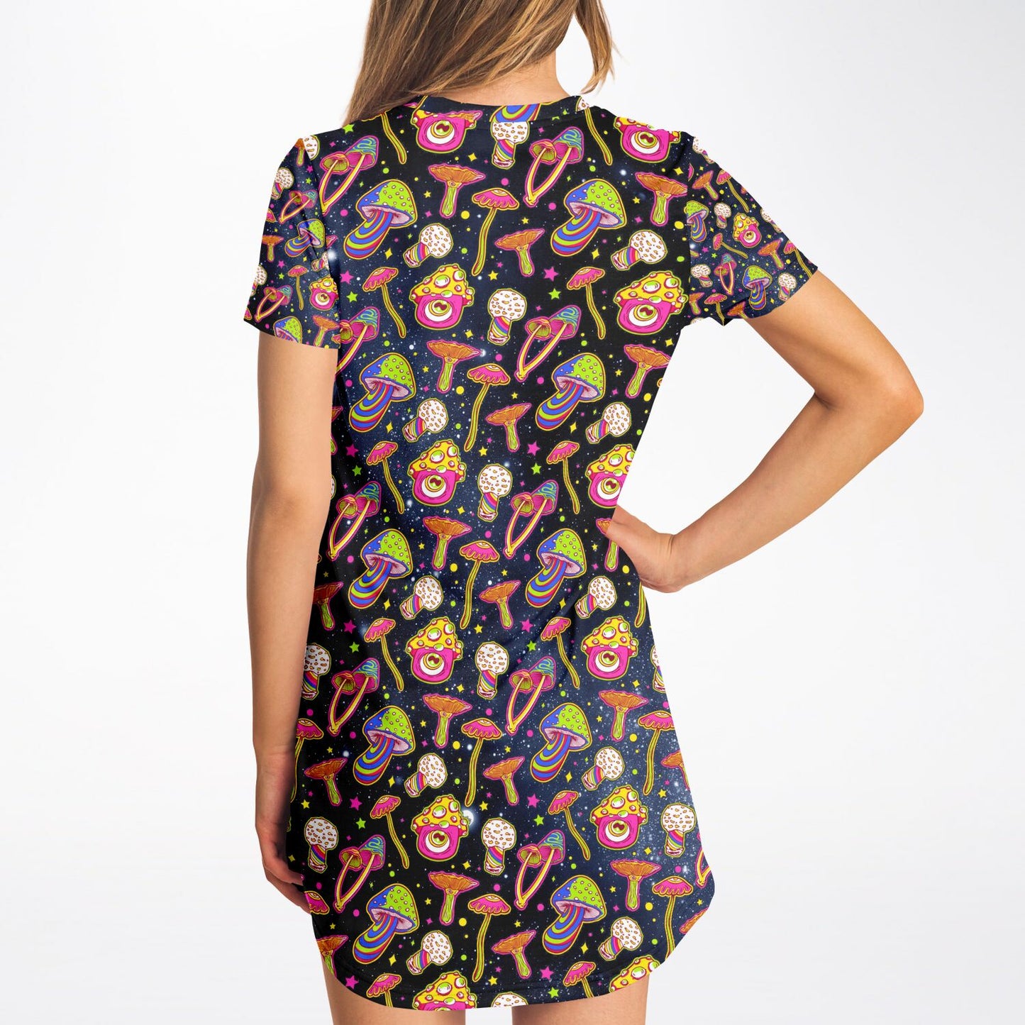 Magic Mushroom T-Shirt Dress