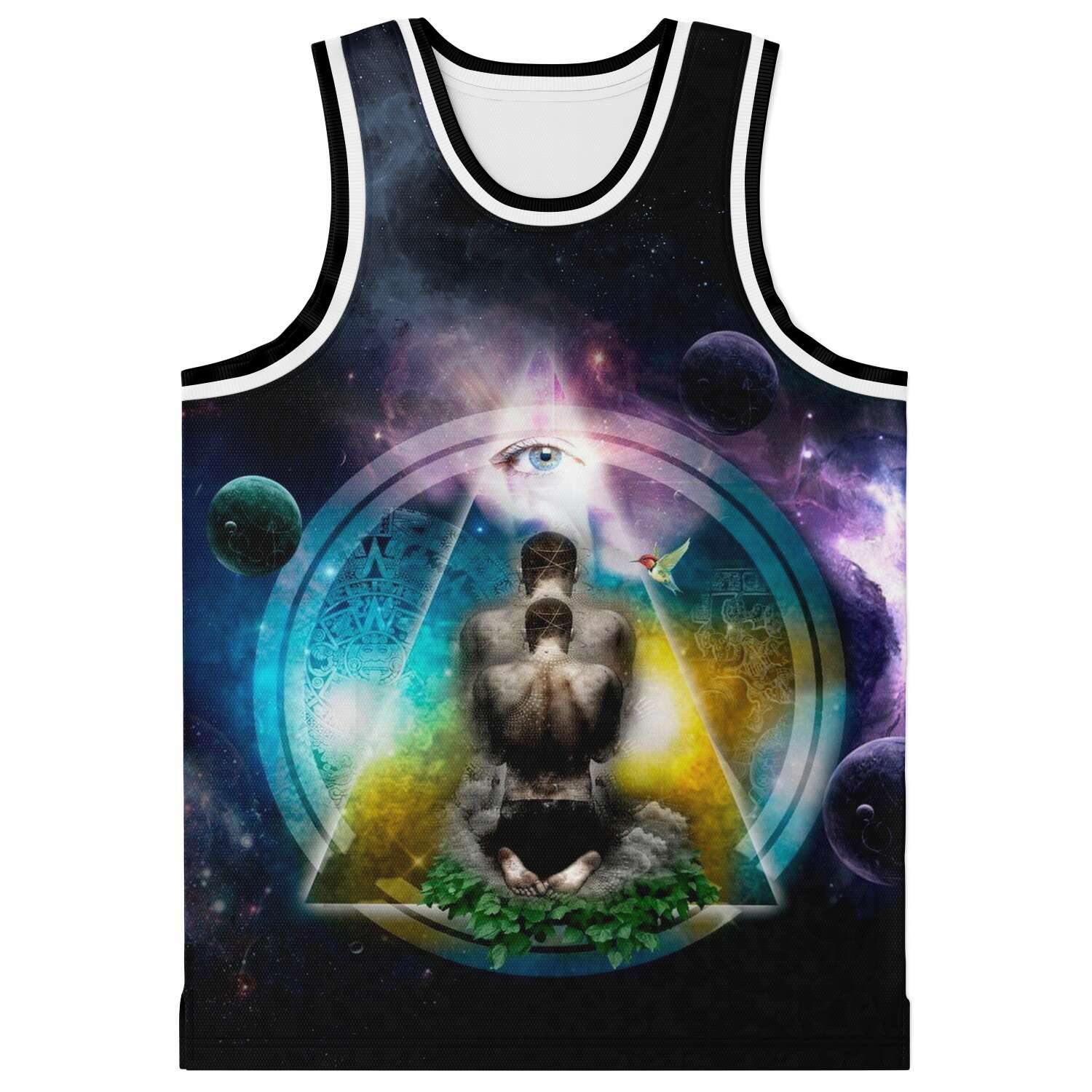 Third Eye Aura Basketball Jersey - OnlyClout