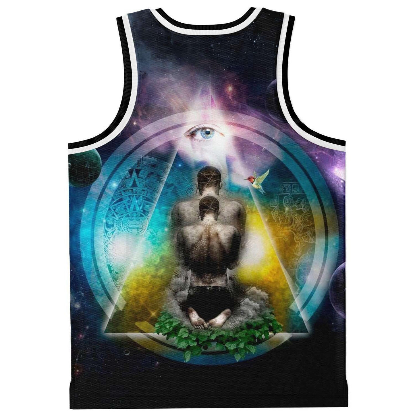 Third Eye Aura Basketball Jersey - OnlyClout