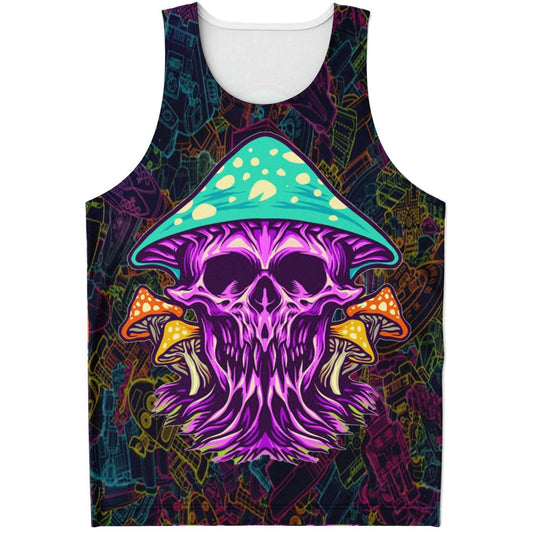 Evil Mushroom Unisex Tank Top - OnlyClout