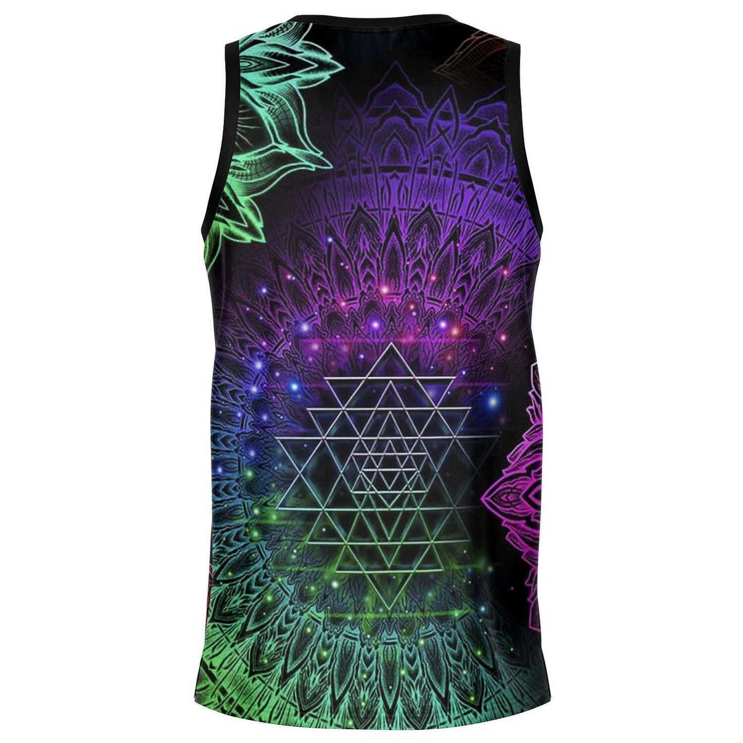 Glowing Mandala Basketball Jersey - OnlyClout