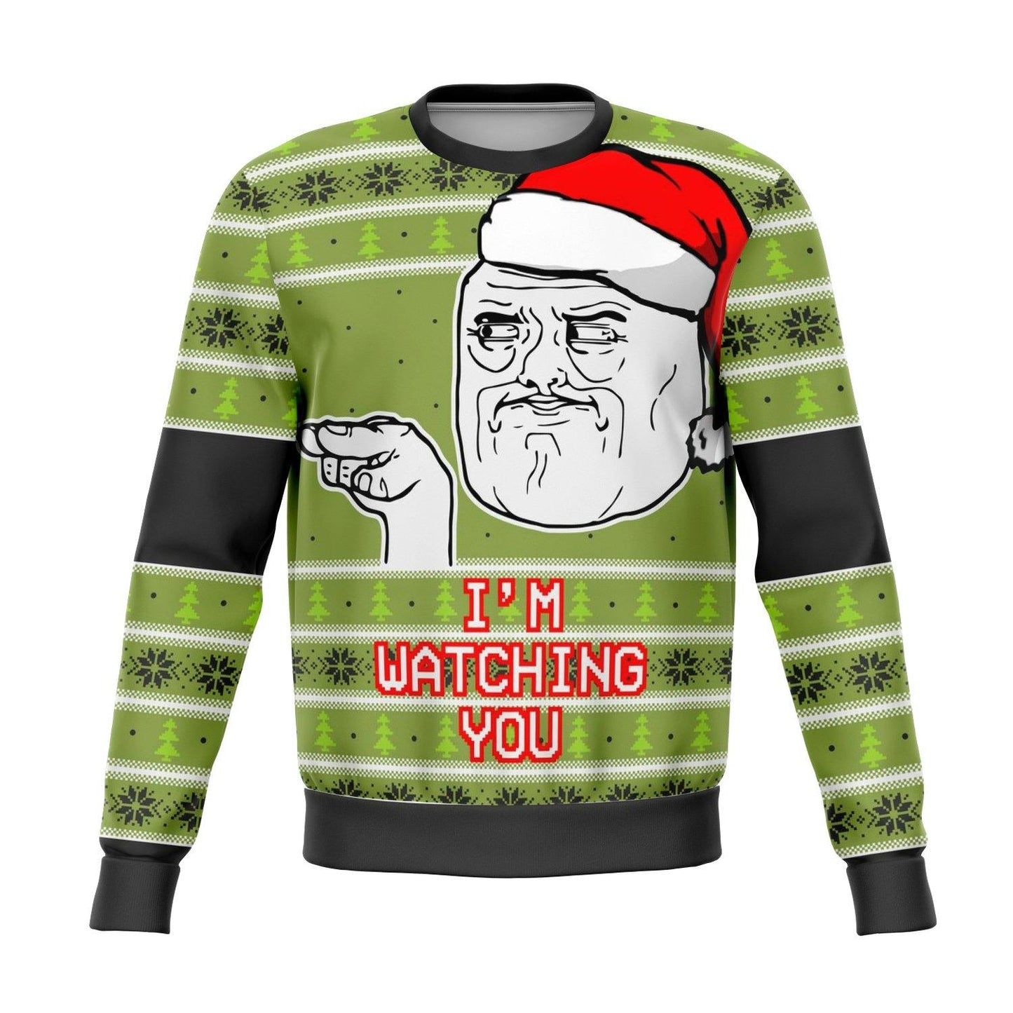 I'm Watching You Meme Ugly Christmas Sweater - OnlyClout