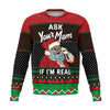  Ask Your Mom If I'm Real Naughty Holiday Ugly Christmas Sweater, [music festival clothing], [only clout], [onlyclout]