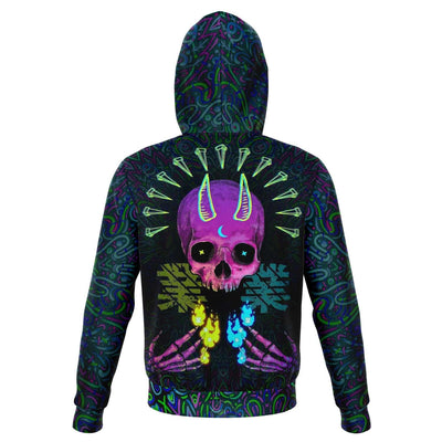 Trippy Skull Hoodie - OnlyClout