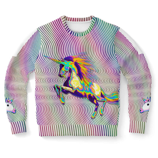 Unicorn Holographic Sweatshirt - OnlyClout